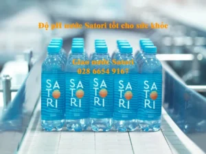 Độ pH nước Satori tốt cho sức khỏe