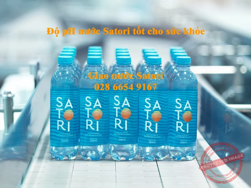 Độ pH nước Satori tốt cho sức khỏe