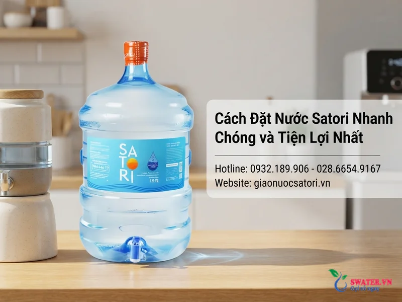 Cách Đặt Nước Satori Nhanh Chóng và Tiện Lợi Nhất