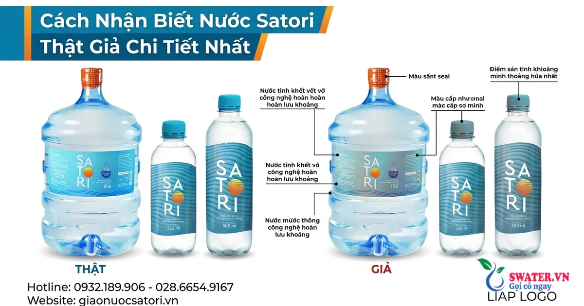 Cách Nhận Biết Nước Satori Thật Giả Chi Tiết Nhất
