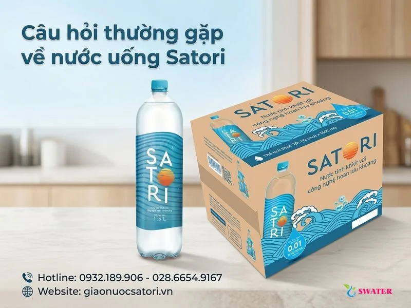 Câu hỏi thường gặp về nước uống Satori