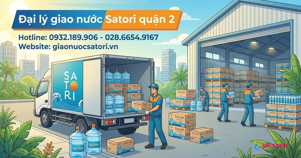 Đại lý giao nước Satori quận 2