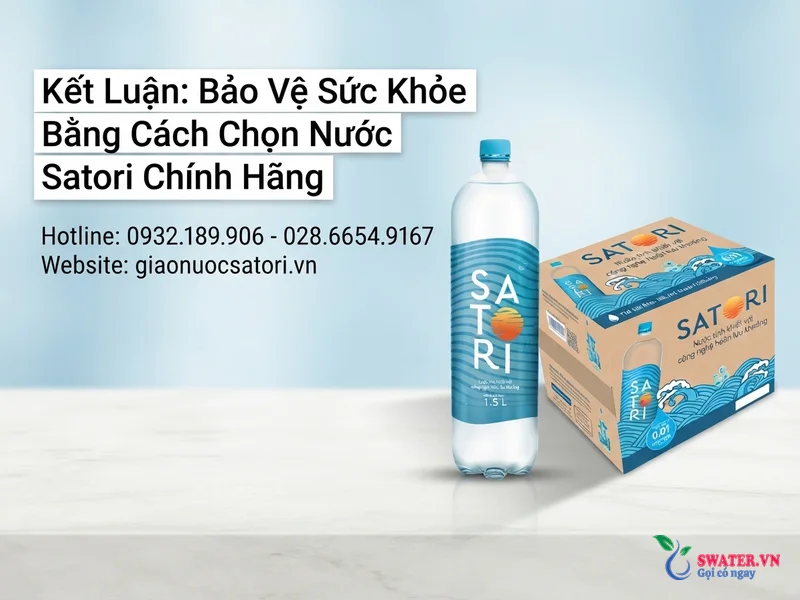 Kết Luận: Bảo Vệ Sức Khỏe Bằng Cách Chọn Nước Satori Chính Hãng