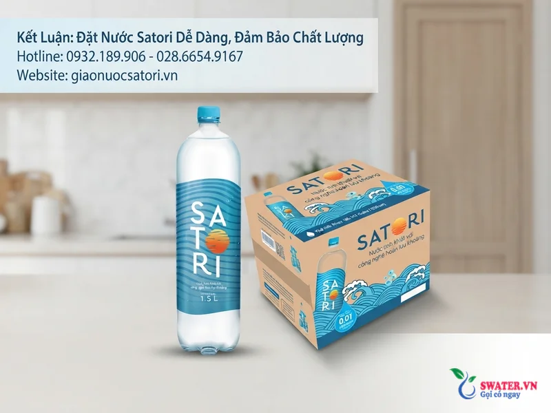 Kết Luận: Đặt Nước Satori Dễ Dàng, Đảm Bảo Chất Lượng
