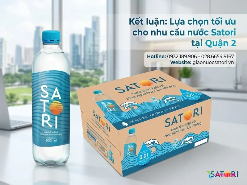 Kết luận: Lựa chọn tối ưu cho nhu cầu nước Satori tại Quận 2