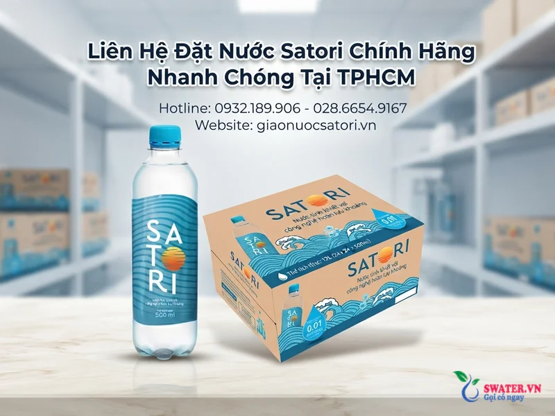 Liên Hệ Đặt Nước Satori Chính Hãng Nhanh Chóng Tại TPHCM