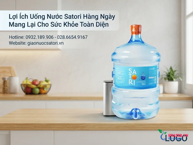 Lợi Ích Uống Nước Satori Hàng Ngày Mang Lại Cho Sức Khỏe Toàn Diện