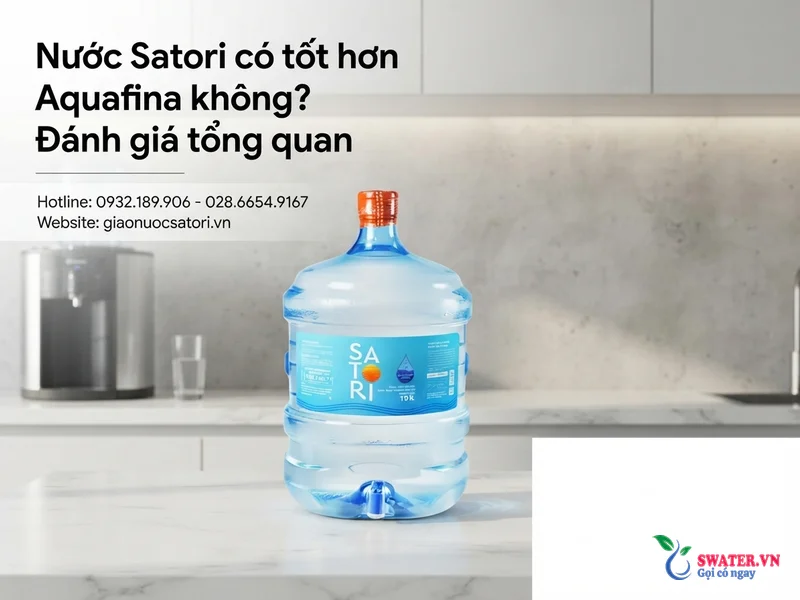 Nước Satori có tốt hơn Aquafina không? Đánh giá tổng quan