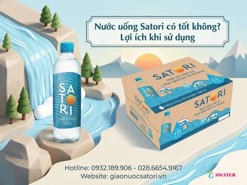 Nước uống Satori có tốt không? Lợi ích khi sử dụng