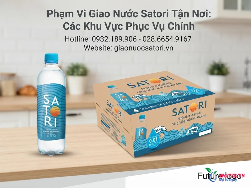Phạm Vi Giao Nước Satori Tận Nơi: Các Khu Vực Phục Vụ Chính