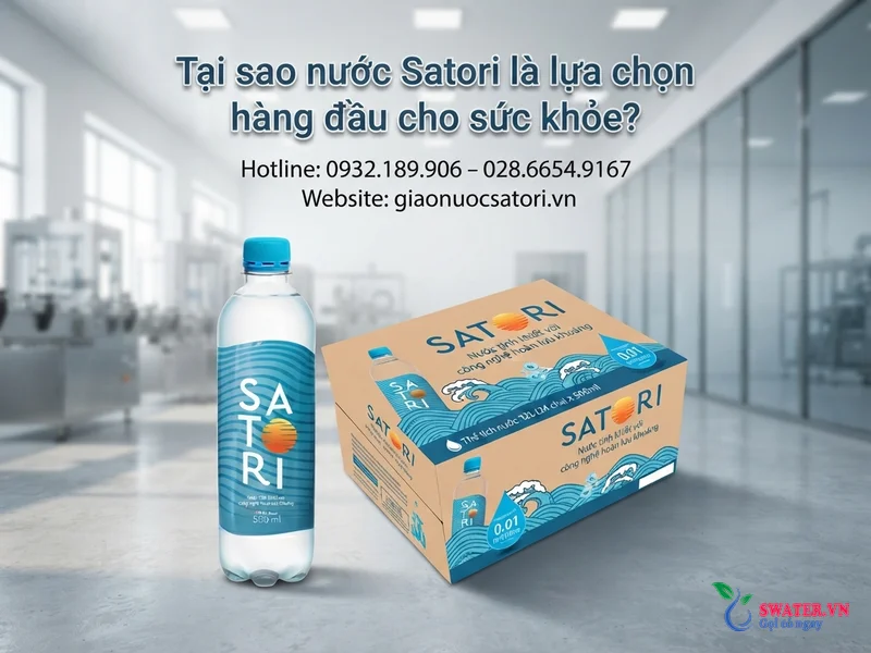 Tại sao nước Satori là lựa chọn hàng đầu cho sức khỏe?