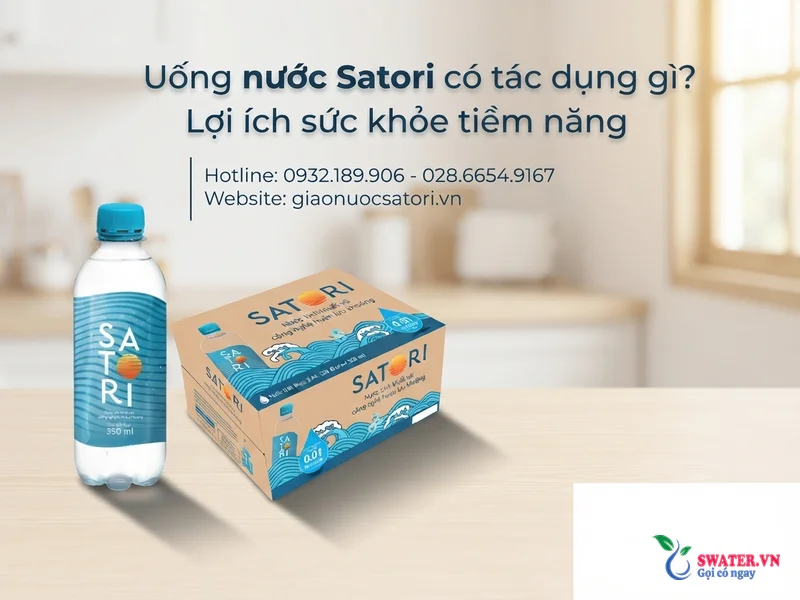 Uống nước Satori có tác dụng gì? Lợi ích sức khỏe tiềm năng
