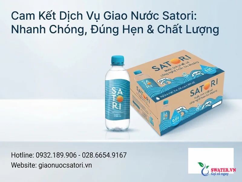 Cam Kết Dịch Vụ Giao Nước Satori: Nhanh Chóng, Đúng Hẹn & Chất Lượng