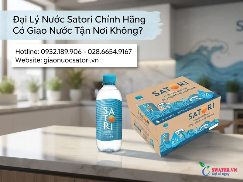 Đại Lý Nước Satori Chính Hãng Có Giao Nước Tận Nơi Không?