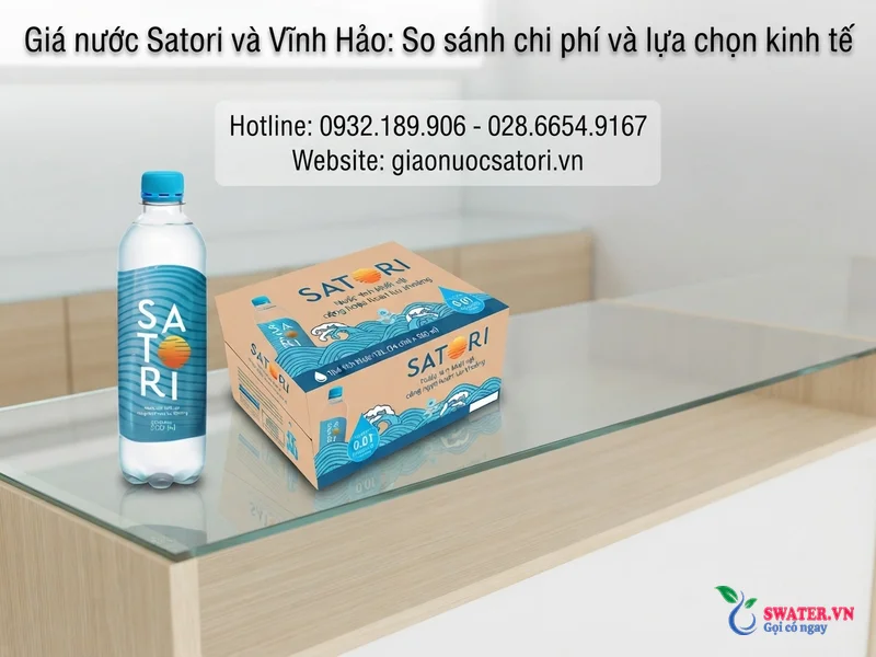 Giá nước Satori và Vĩnh Hảo: So sánh chi phí và lựa chọn kinh tế