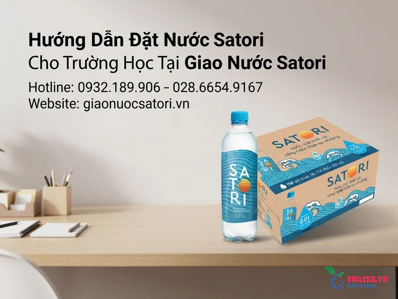 Hướng Dẫn Đặt Nước Satori Cho Trường Học Tại Giao Nước Satori