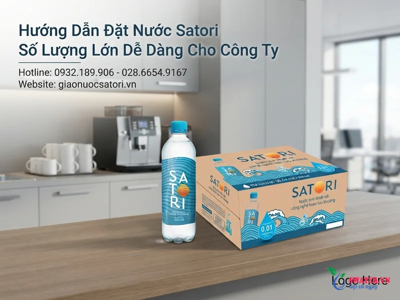 Hướng Dẫn Đặt Nước Satori Số Lượng Lớn Dễ Dàng Cho Công Ty