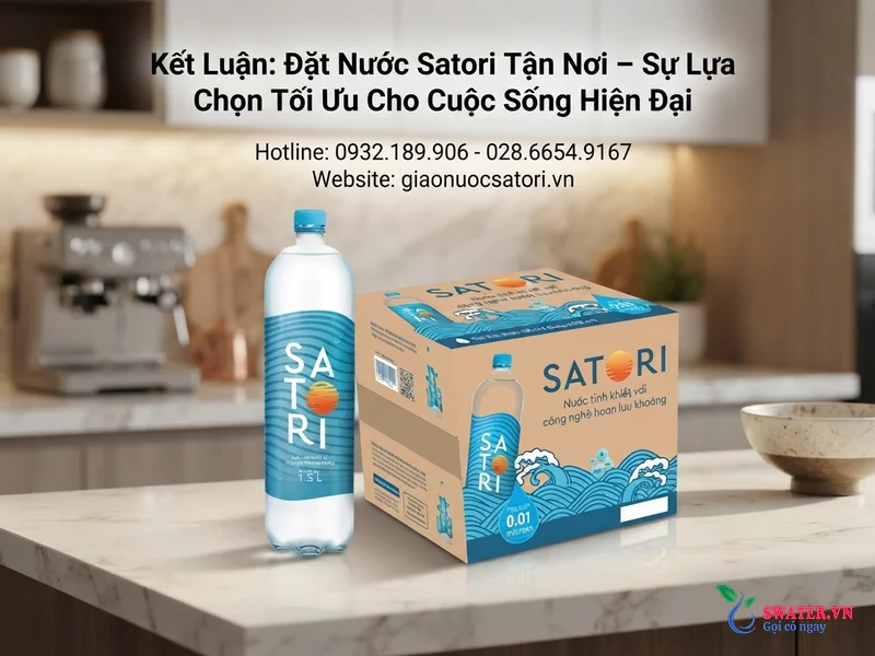 Kết Luận: Đặt Nước Satori Tận Nơi – Sự Lựa Chọn Tối Ưu Cho Cuộc Sống Hiện Đại