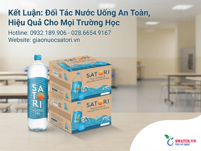Kết Luận: Đối Tác Nước Uống An Toàn, Hiệu Quả Cho Mọi Trường Học