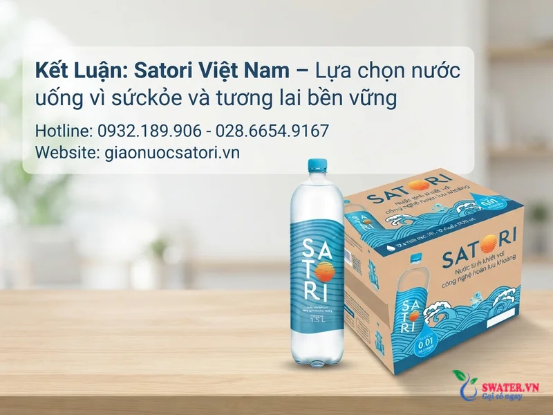 Kết Luận: Satori Việt Nam – Lựa chọn nước uống vì sức khỏe và tương lai bền vững