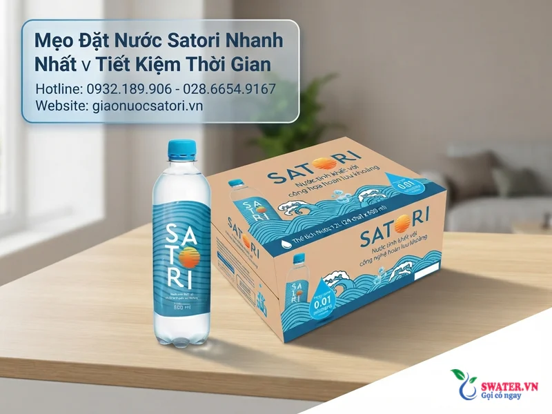 Mẹo Đặt Nước Satori Nhanh Nhất và Tiết Kiệm Thời Gian