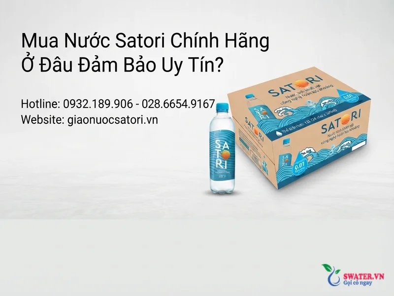 Mua Nước Satori Chính Hãng Ở Đâu Đảm Bảo Uy Tín?