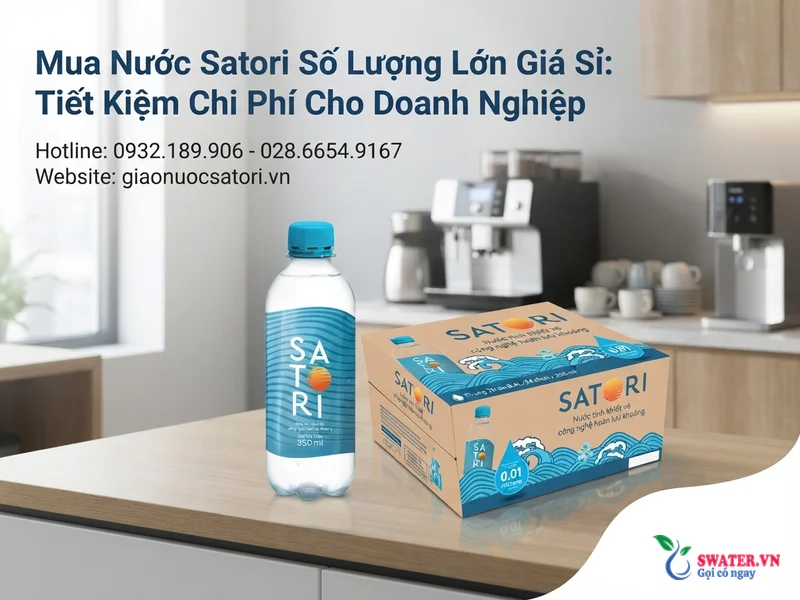Mua Nước Satori Số Lượng Lớn Giá Sỉ: Tiết Kiệm Chi Phí Cho Doanh Nghiệp