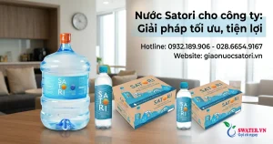 Nước Satori cho công ty: Giải pháp tối ưu, tiện lợi