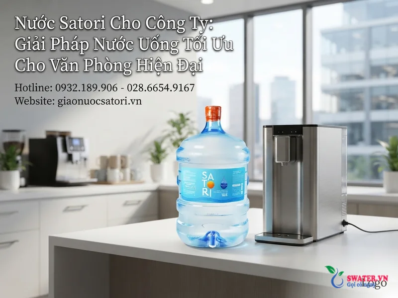 Nước Satori Cho Công Ty: Giải Pháp Nước Uống Tối Ưu Cho Văn Phòng Hiện Đại