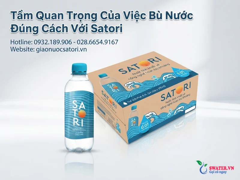 Tầm Quan Trọng Của Việc Bù Nước Đúng Cách Với Satori