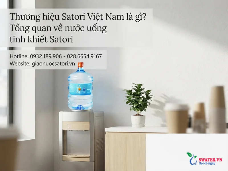 Thương hiệu Satori Việt Nam là gì? Tổng quan về nước uống tinh khiết Satori