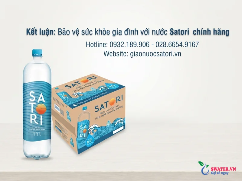 Kết luận: Bảo vệ sức khỏe gia đình với nước Satori chính hãng