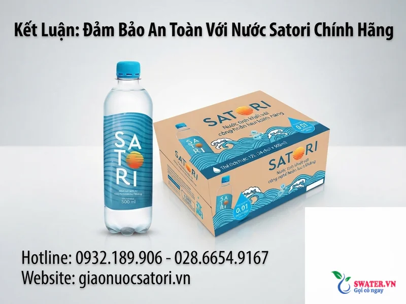 Kết Luận: Đảm Bảo An Toàn Với Nước Satori Chính Hãng