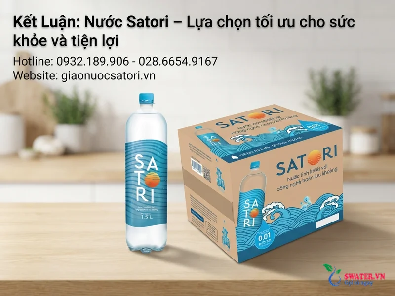 Kết Luận: Nước Satori – Lựa chọn tối ưu cho sức khỏe và tiện lợi