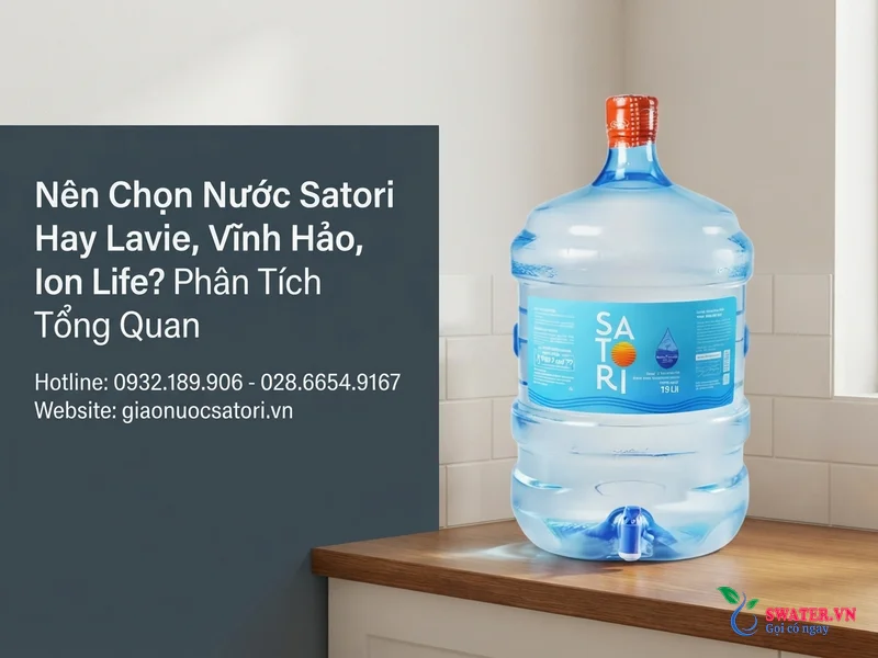Nên Chọn Nước Satori Hay Lavie, Vĩnh Hảo, Ion Life? Phân Tích Tổng Quan