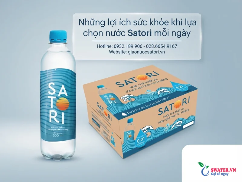 Những lợi ích sức khỏe khi lựa chọn nước Satori mỗi ngày