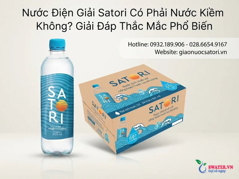Nước Điện Giải Satori Có Phải Nước Kiềm Không? Giải Đáp Thắc Mắc Phổ Biến