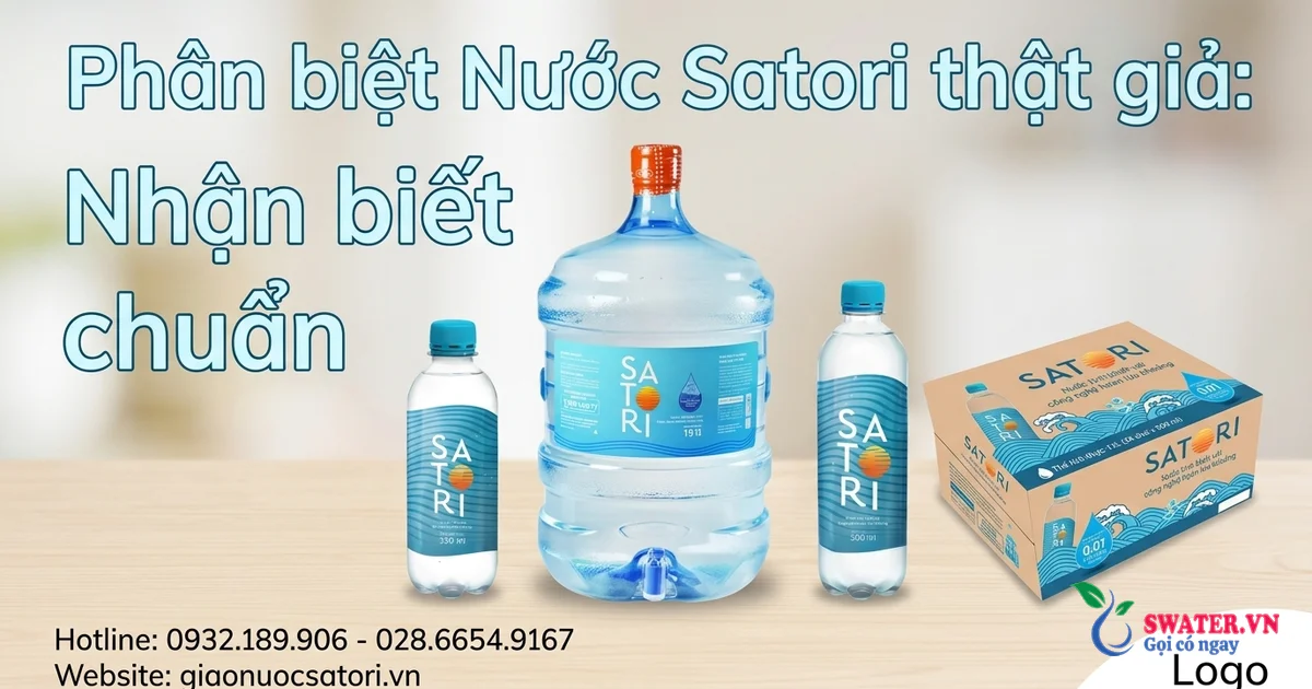 Phân biệt Nước Satori thật giả: Nhận biết chuẩn
