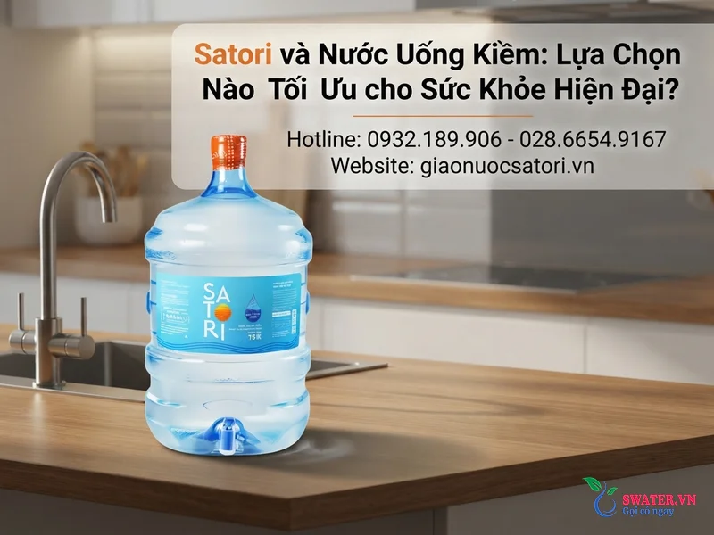 Satori và Nước Uống Kiềm: Lựa Chọn Nào Tối Ưu cho Sức Khỏe Hiện Đại?