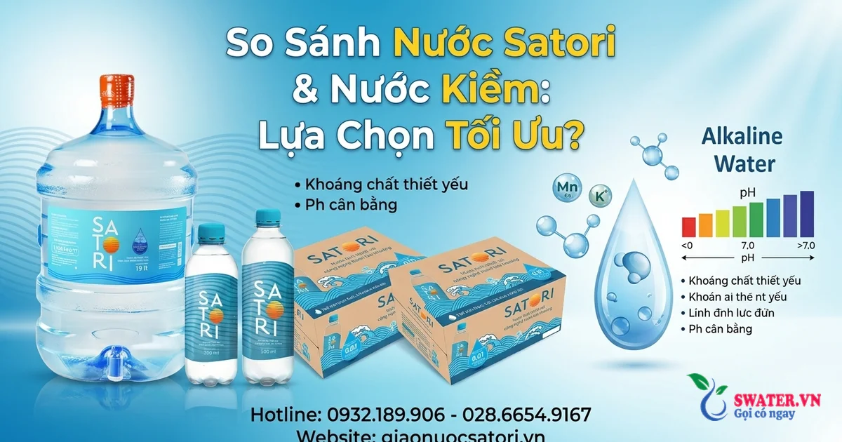 So Sánh Nước Satori & Nước Kiềm: Lựa Chọn Tối Ưu?