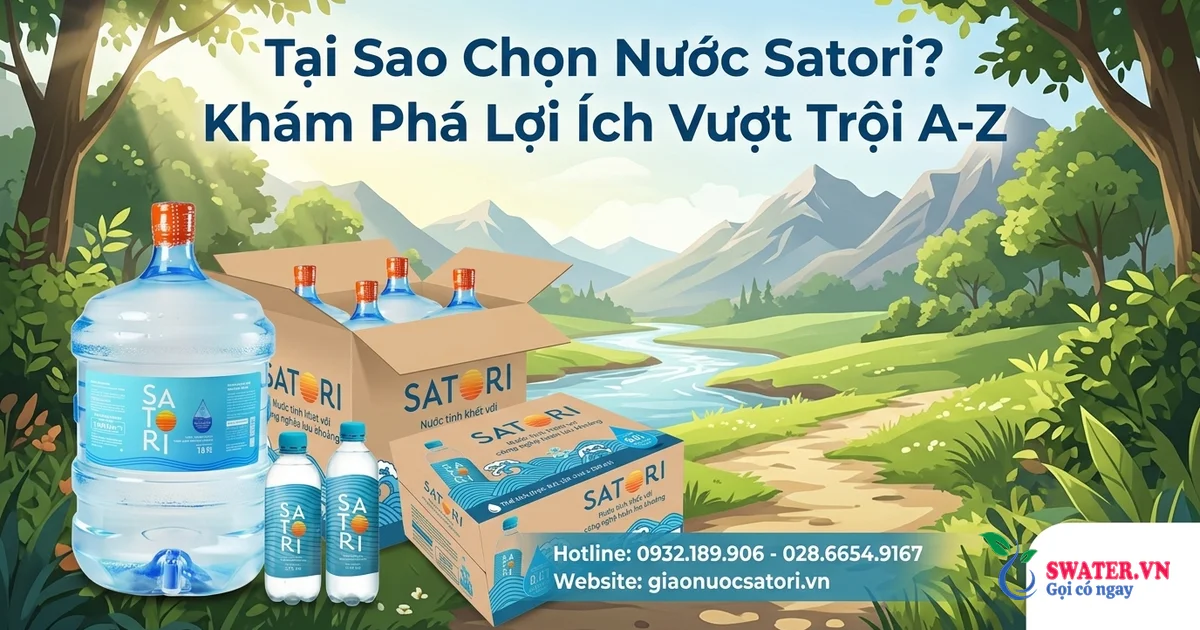 Tại Sao Chọn Nước Satori? Khám Phá Lợi Ích Vượt Trội A-Z