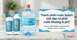 Thành phần nước Satori: Giải đáp có phải nước khoáng & pH?
