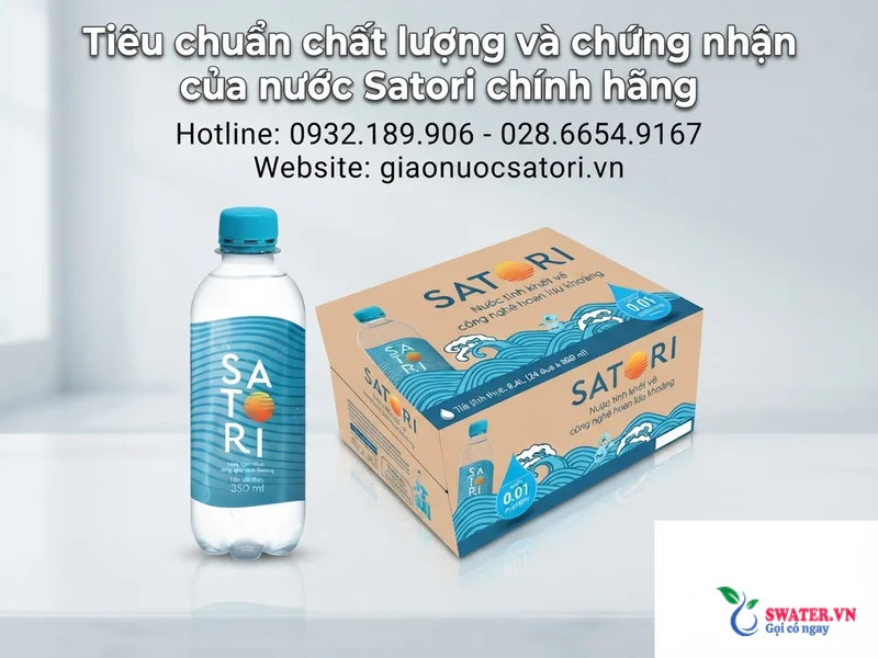 Tiêu chuẩn chất lượng và chứng nhận của nước Satori chính hãng